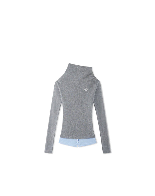 NAWS BLUES GRAY NEVA KNITWEAR