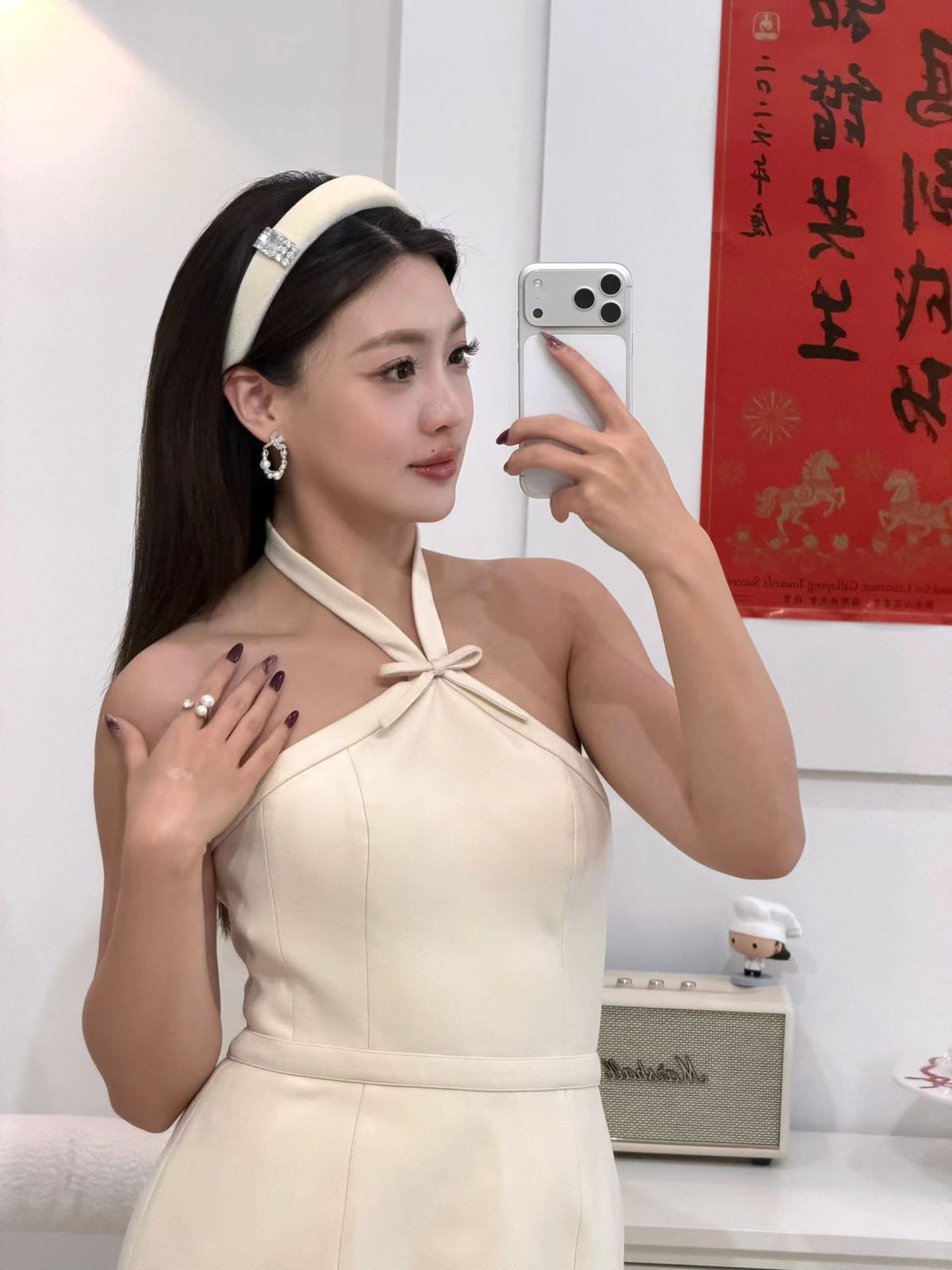 Nana Jacqueline Claira Dress (Off white)
