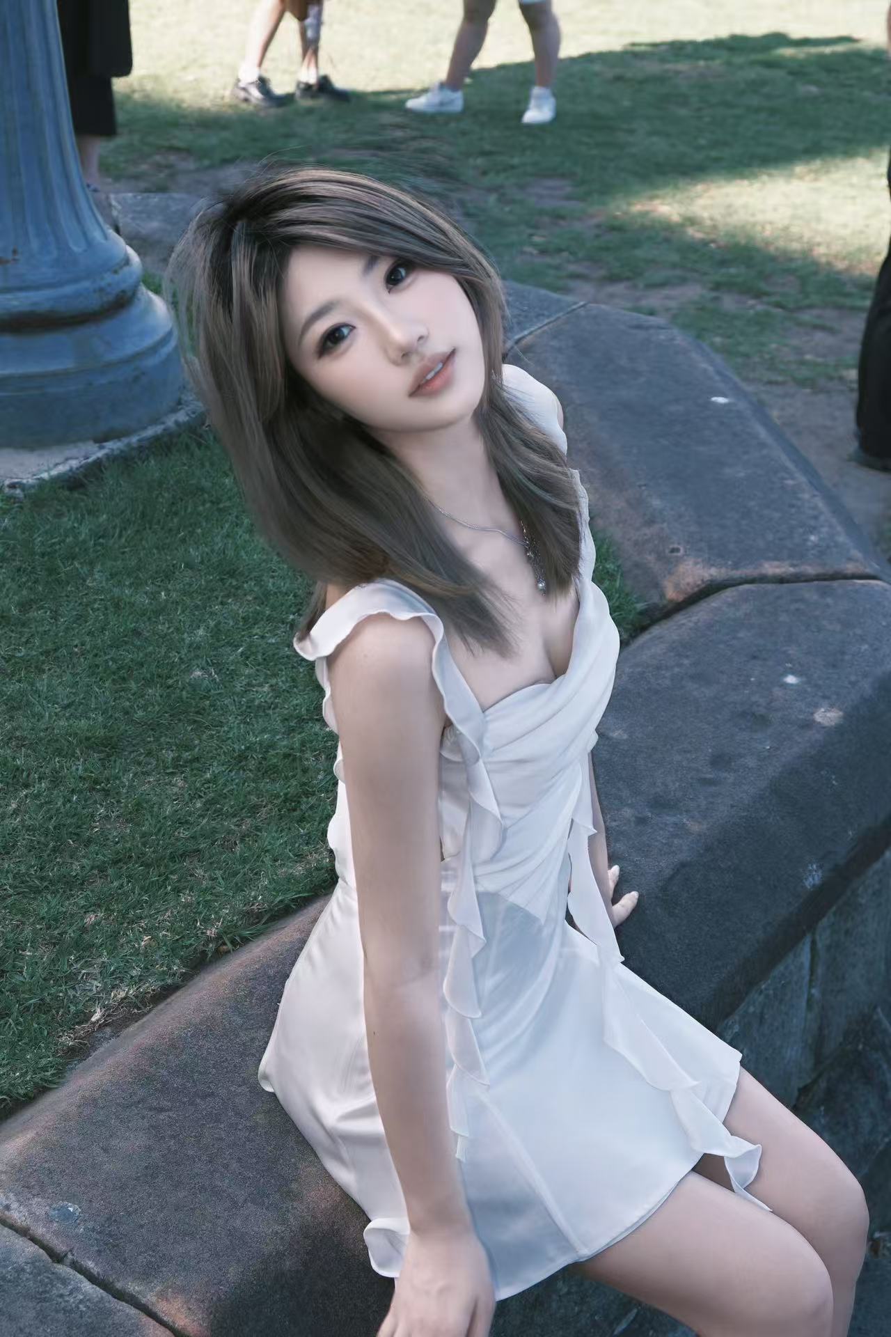 Nana Jacqueline Karina Dress (White)