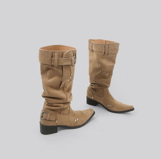 Suede Cowboy boots