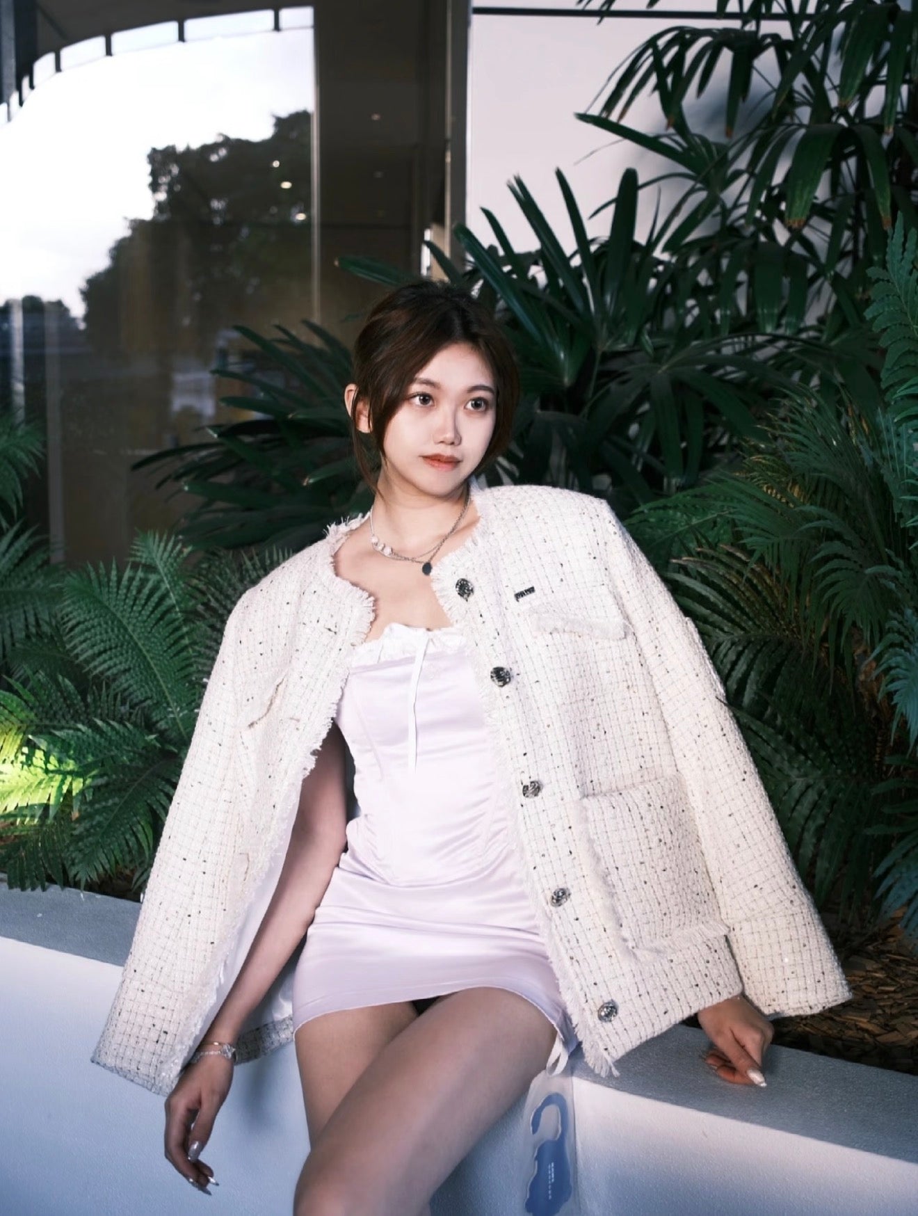 NAWS SPARKLING TWEED WOOL JACKET