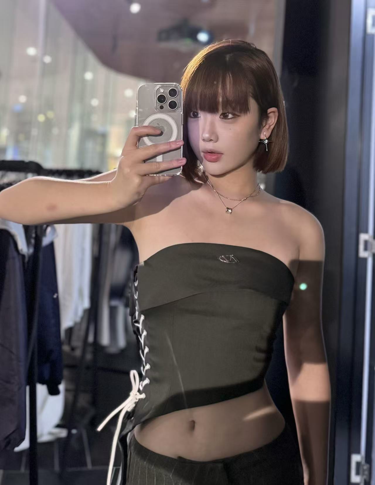 NAWS BLACK JAZZ BUSTIER
