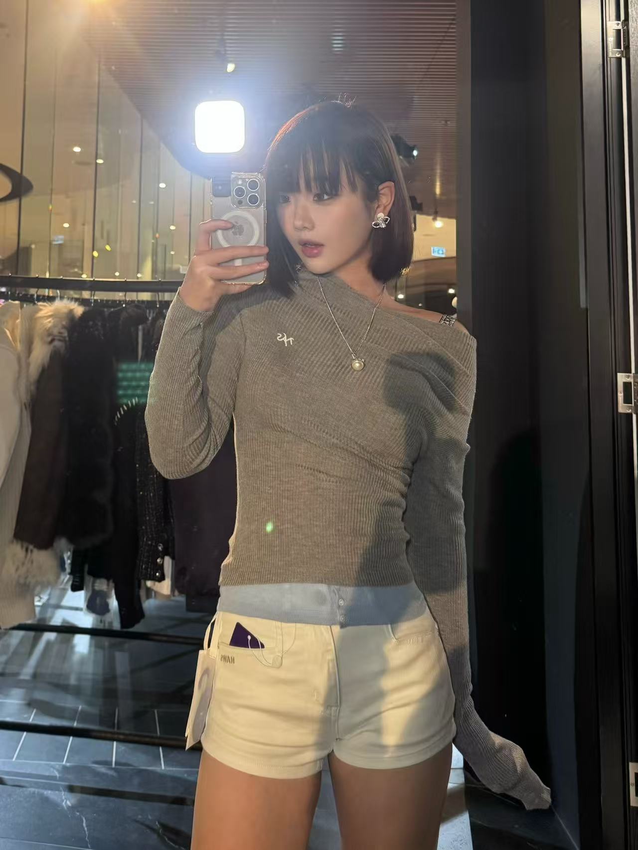 NAWS BLUES GRAY NEVA KNITWEAR