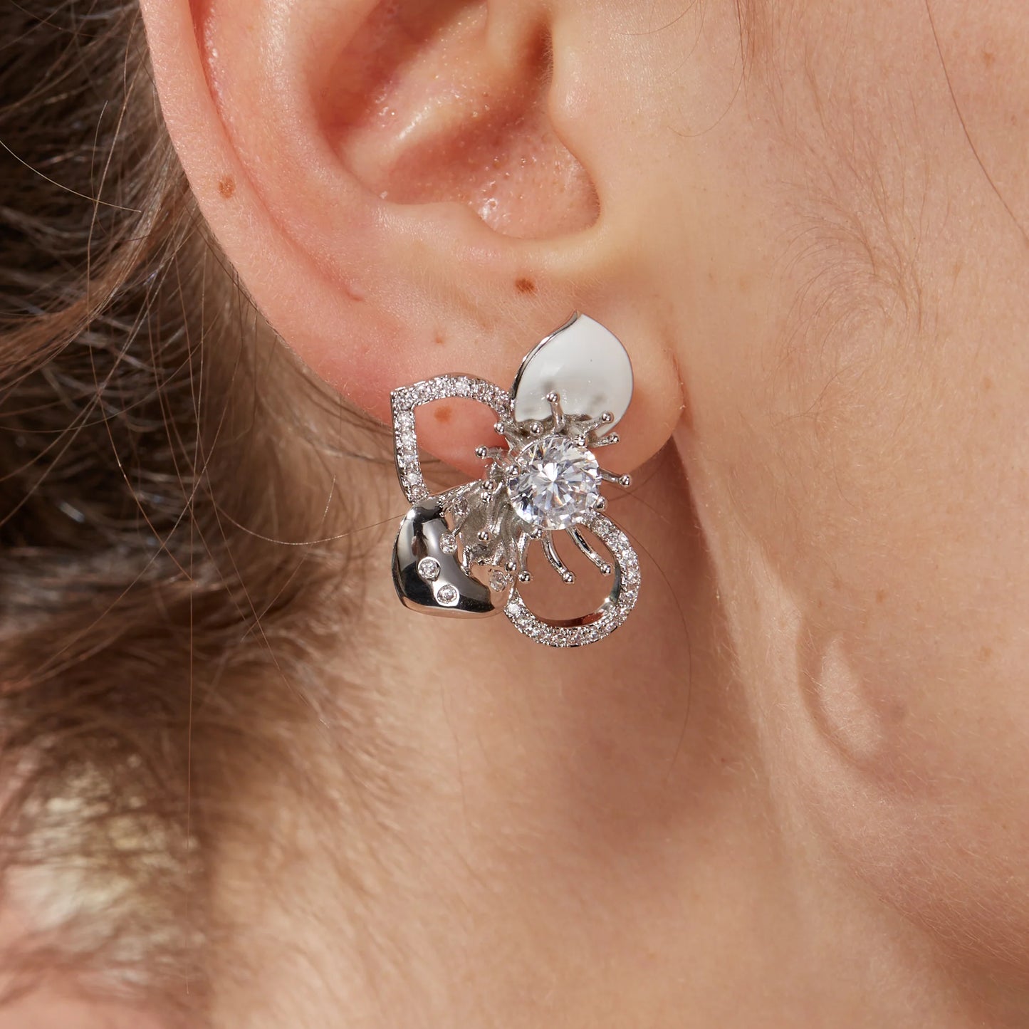 Poem Dream Whisper flower 4th Earring