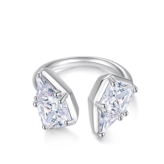 Poem Interlude Ring-white