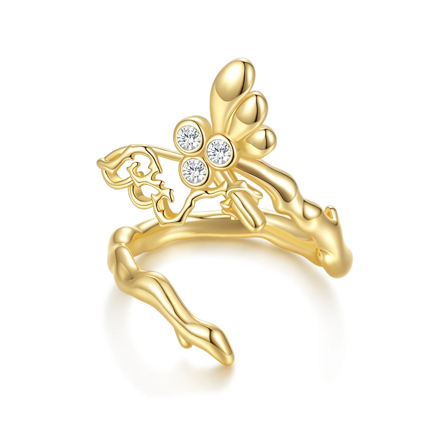 Poem Moonvine Ring（Gold）