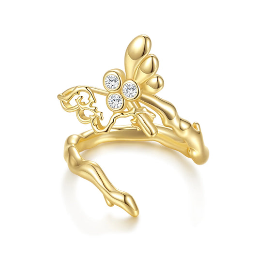 Poem Moonvine Ring（Gold）