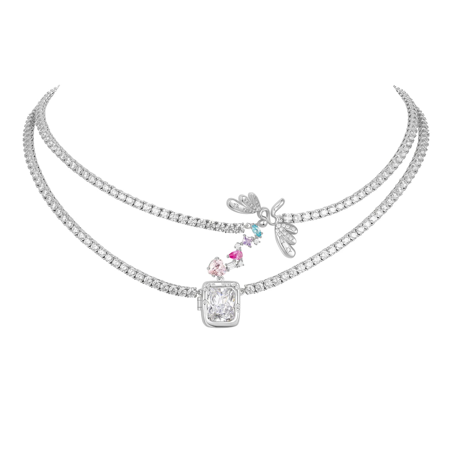 Poem Wishcaster Necklace (Rainbow)