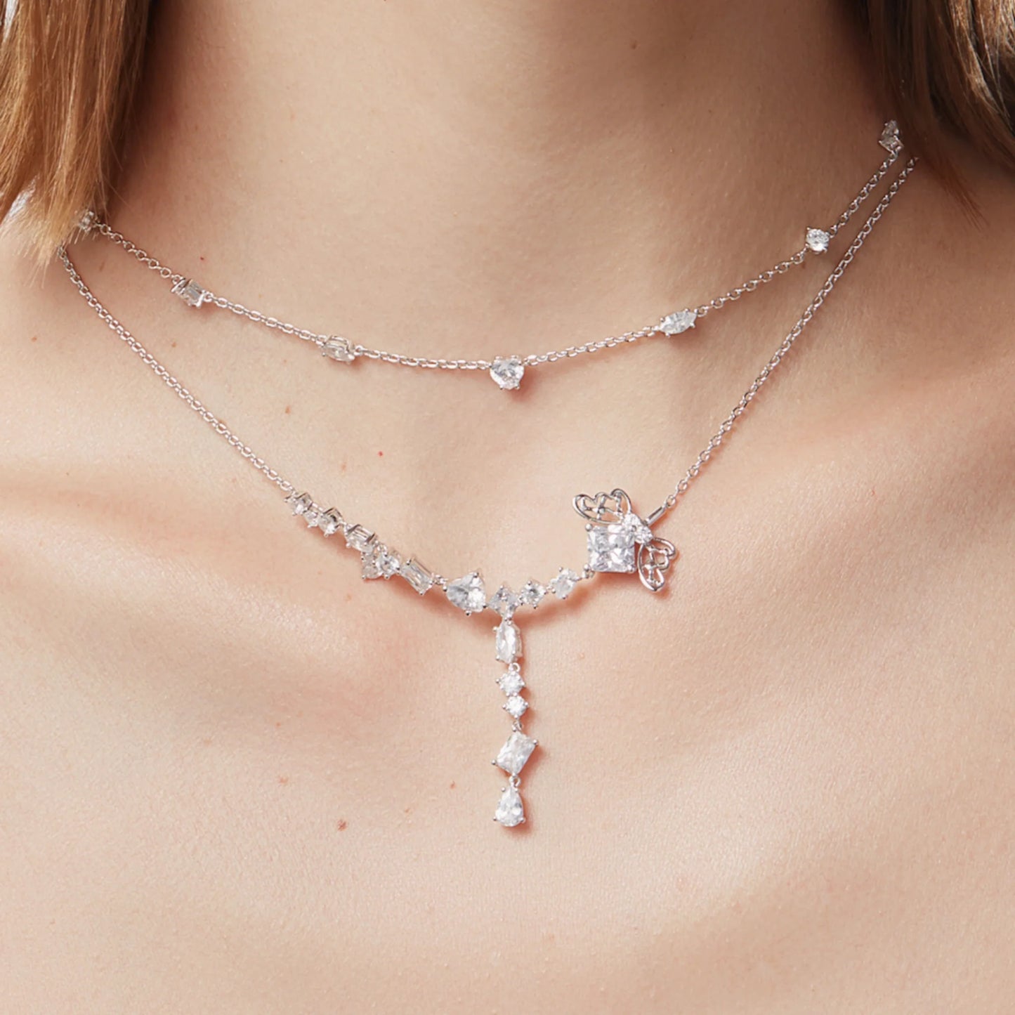 Poem Star Weaver Necklace-white